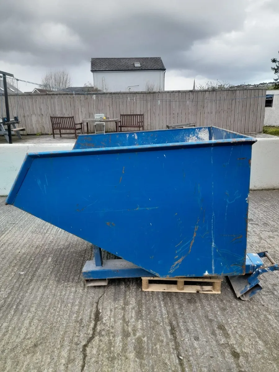 Skip Self Tipping/Forklift Tipping Bin Heavy Duty - Image 1