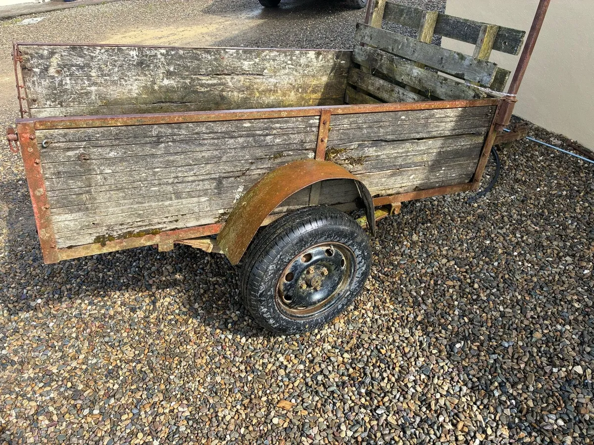 Car Trailer, gates and wash basin - Image 3