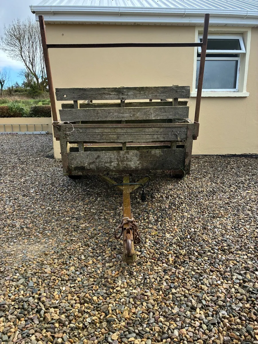 Car Trailer, gates and wash basin - Image 1