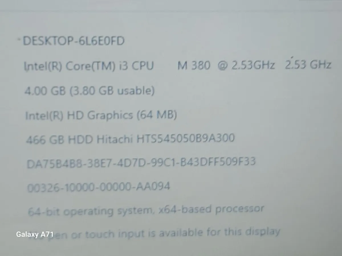 HP 630 15.6 inch Laptop, 4GB Ram, 500GB HDD, Win10 - Image 4