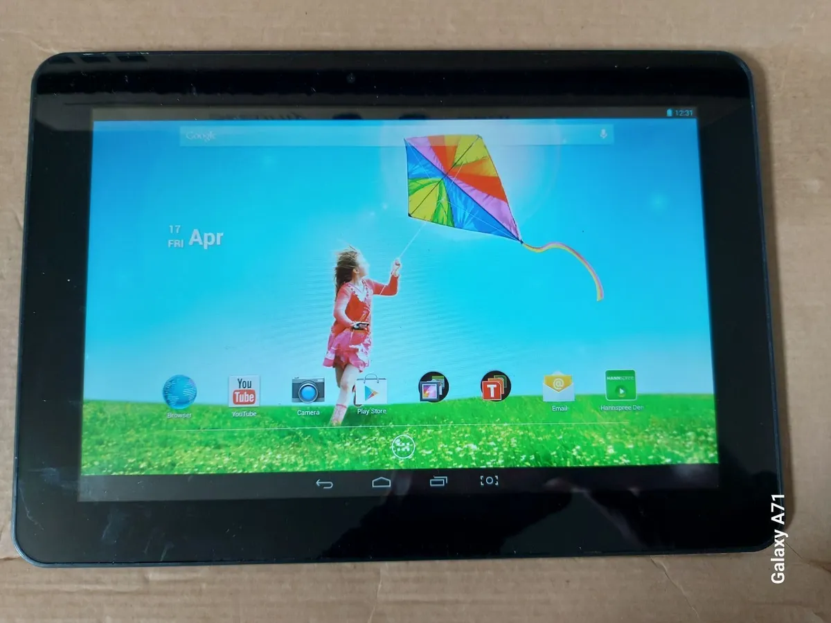 HANNSPREE Hannspad 10.1 inch Tablet, Model HSG1279 - Image 1