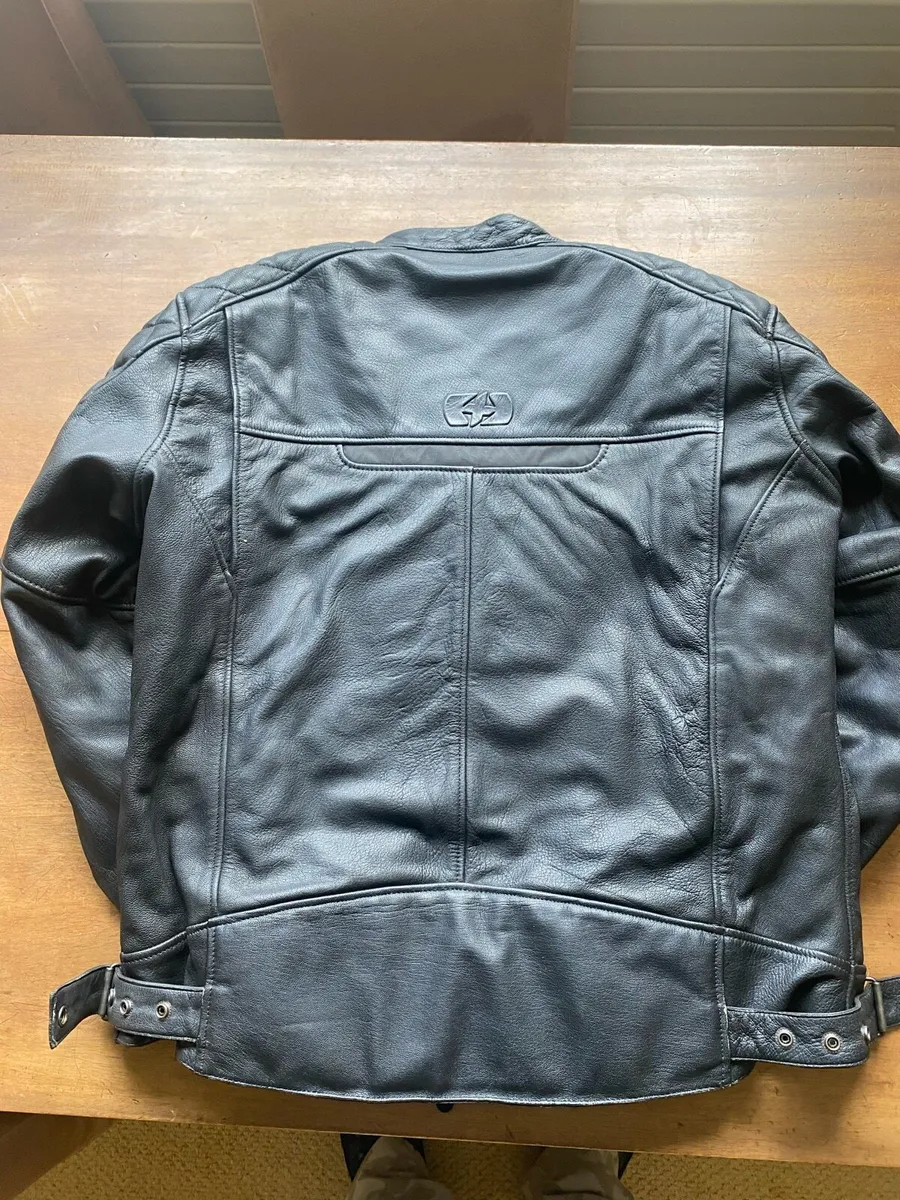 “Oxford” leather motorcycle jacket XL - Image 4