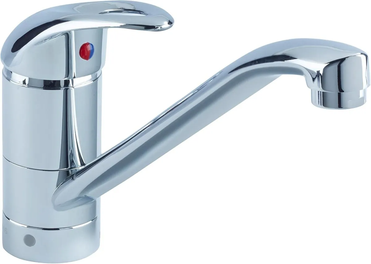 Java Single Flow Easyfit Mono Sink Mixer Chrome - Image 1