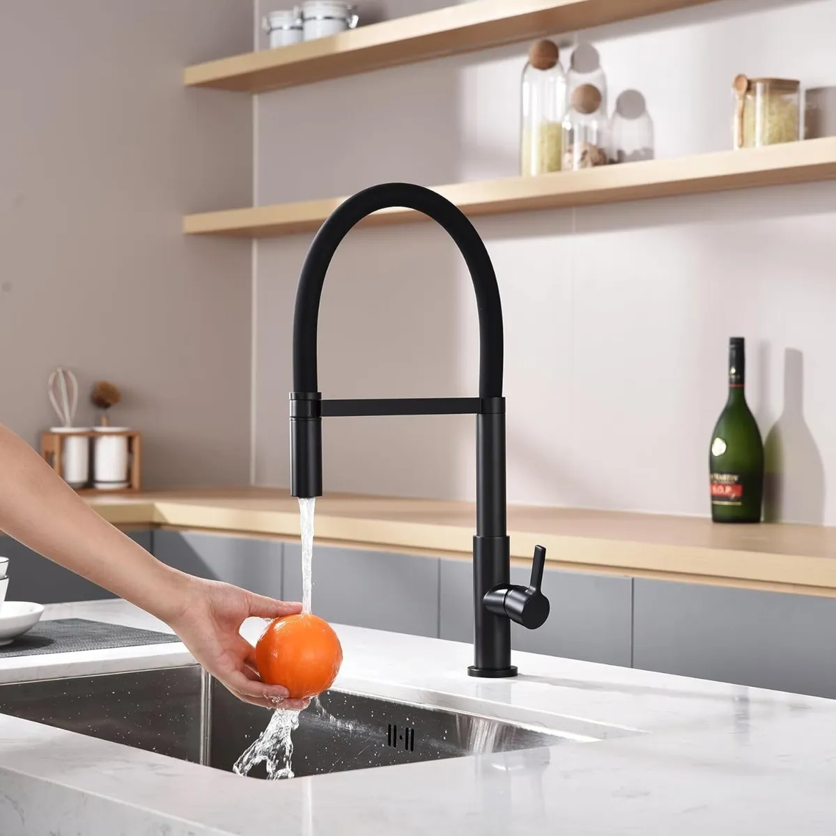 Kitchen Sink Mixer Tap Flexible with Pull Out - Image 2