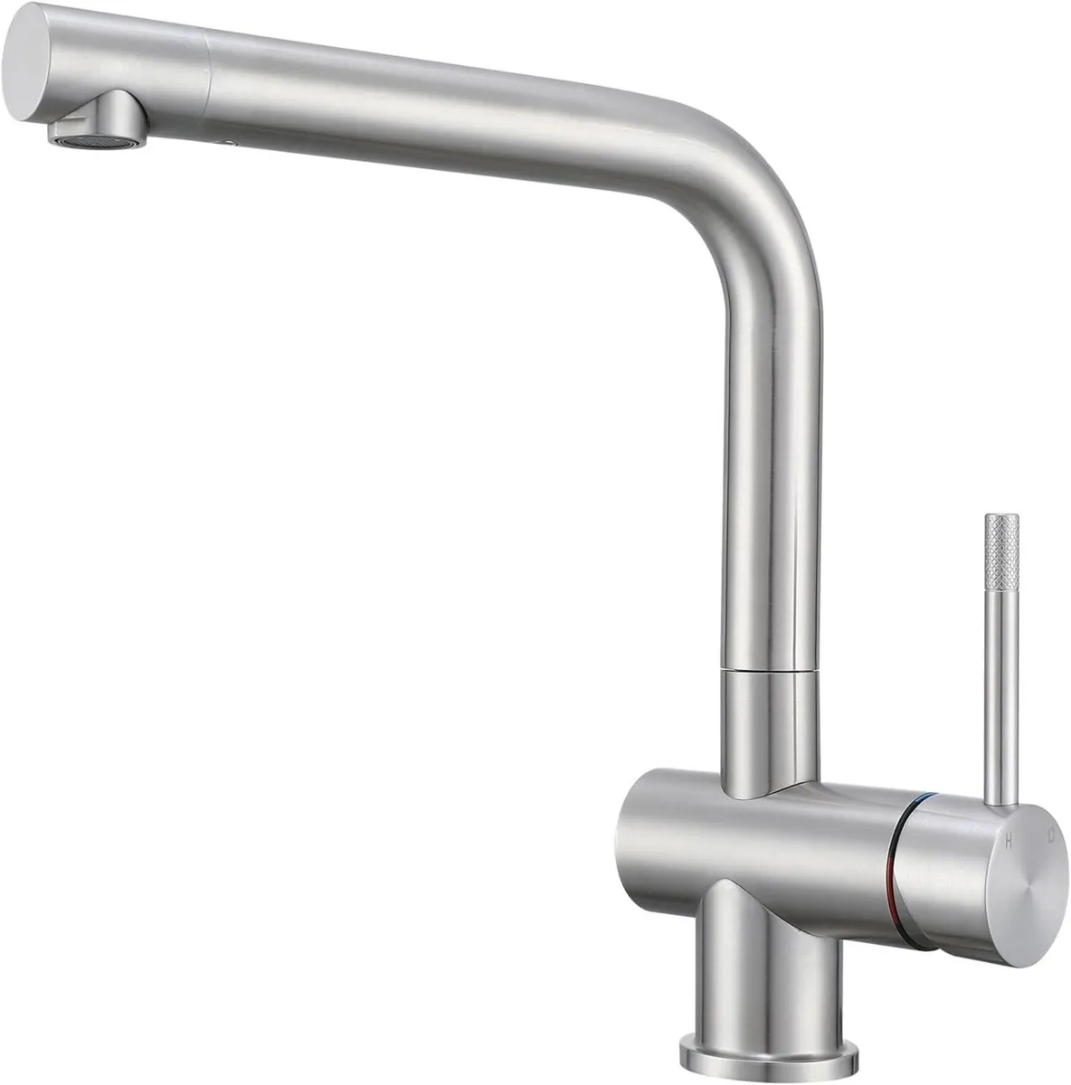 Kitchen Mixer Tap Stainless Steel Monobloc Sink 1 - Image 1