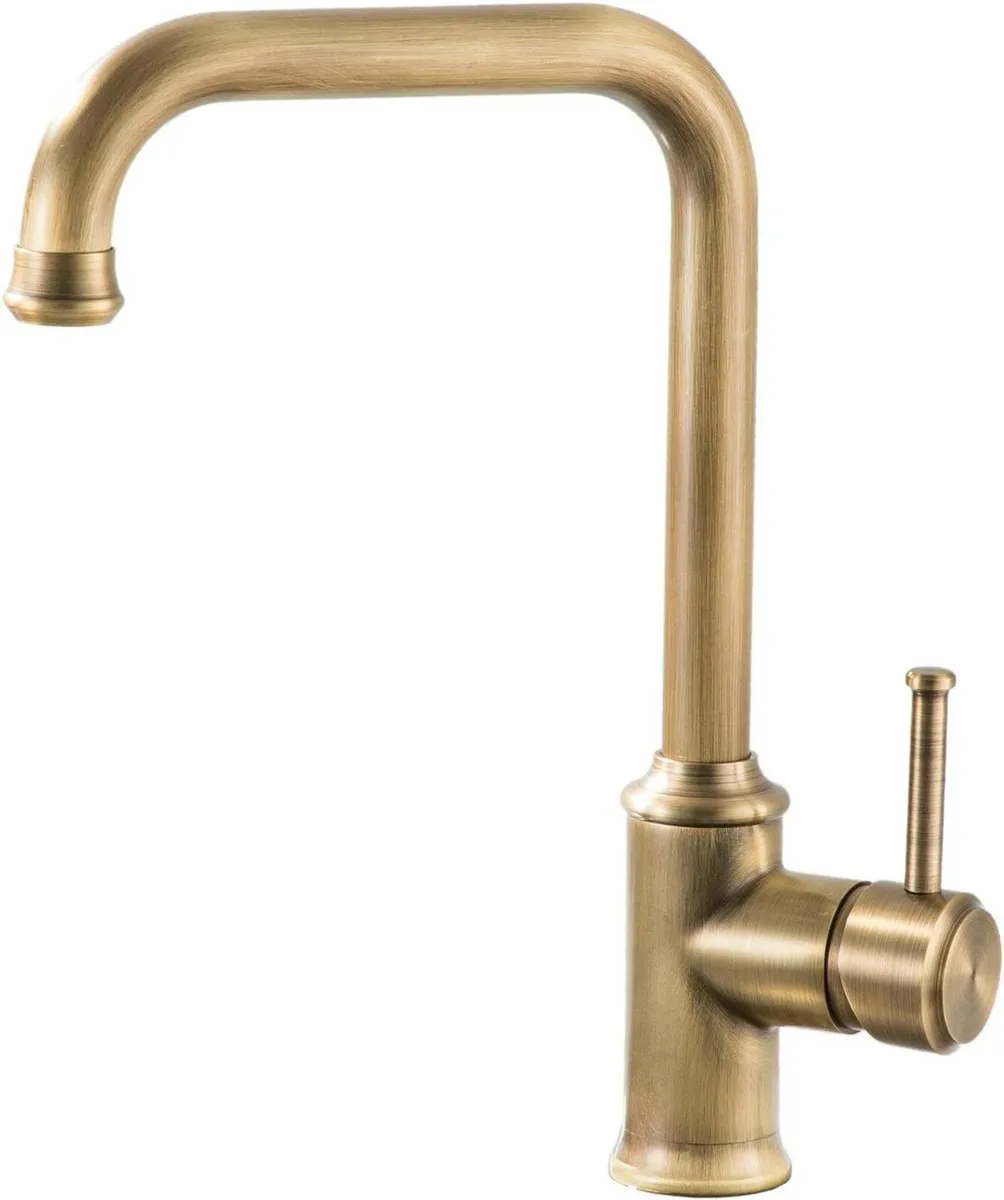 Kitchen Mixer Tap Rotating Sink Faucet Old Copper - Image 1