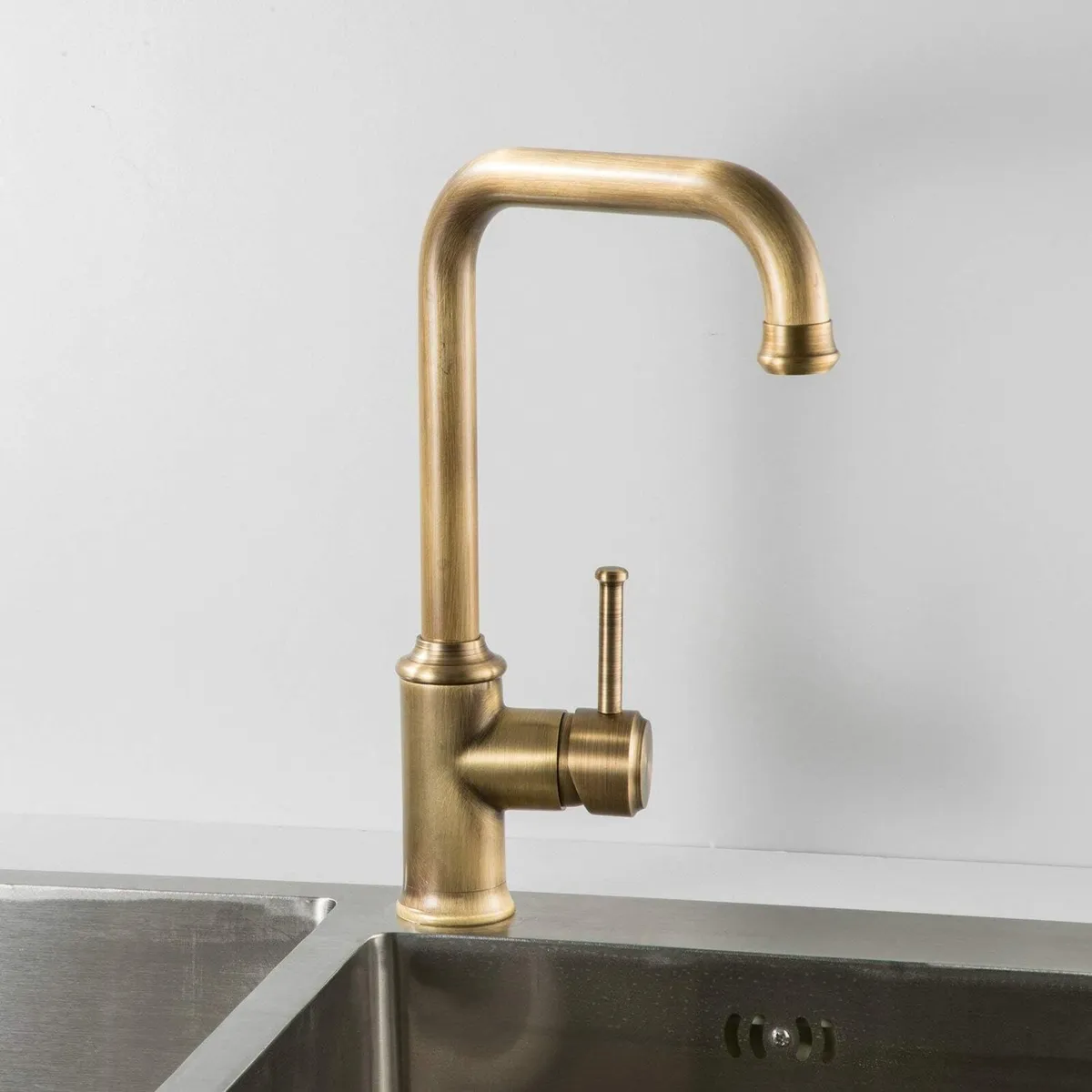 Kitchen Mixer Tap Rotating Sink Faucet Old Copper - Image 3