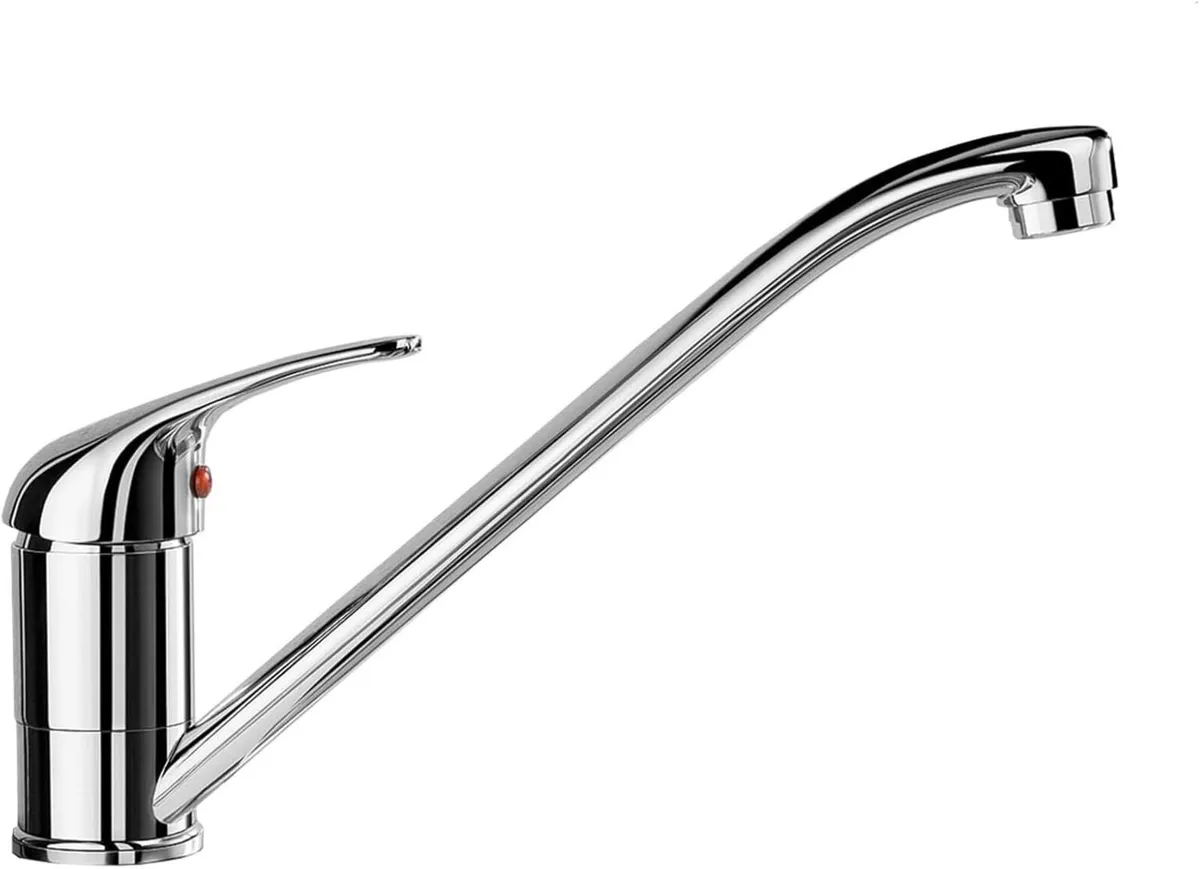 Daras Kitchen Mixer Tap Chrome High Pressure - Image 1