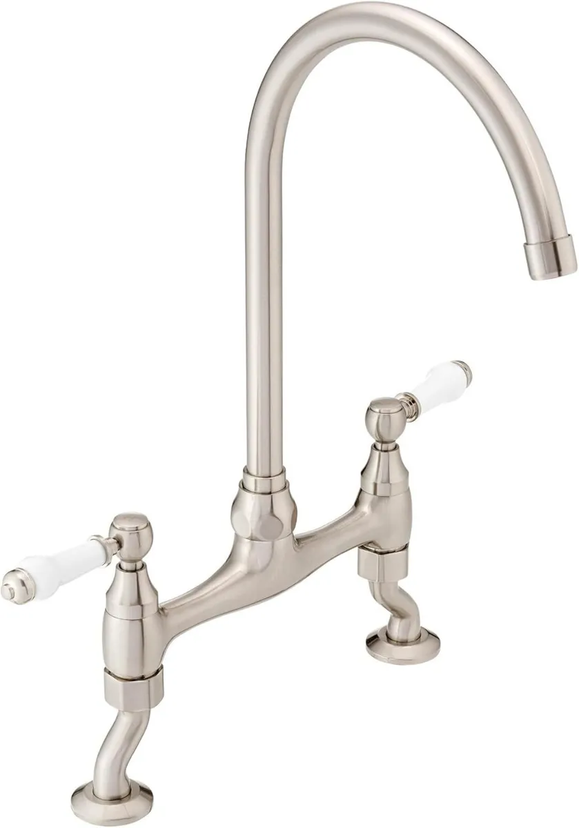 Astbury KT103 Deck Mounted Brushed Nickel Kitchen - Image 4