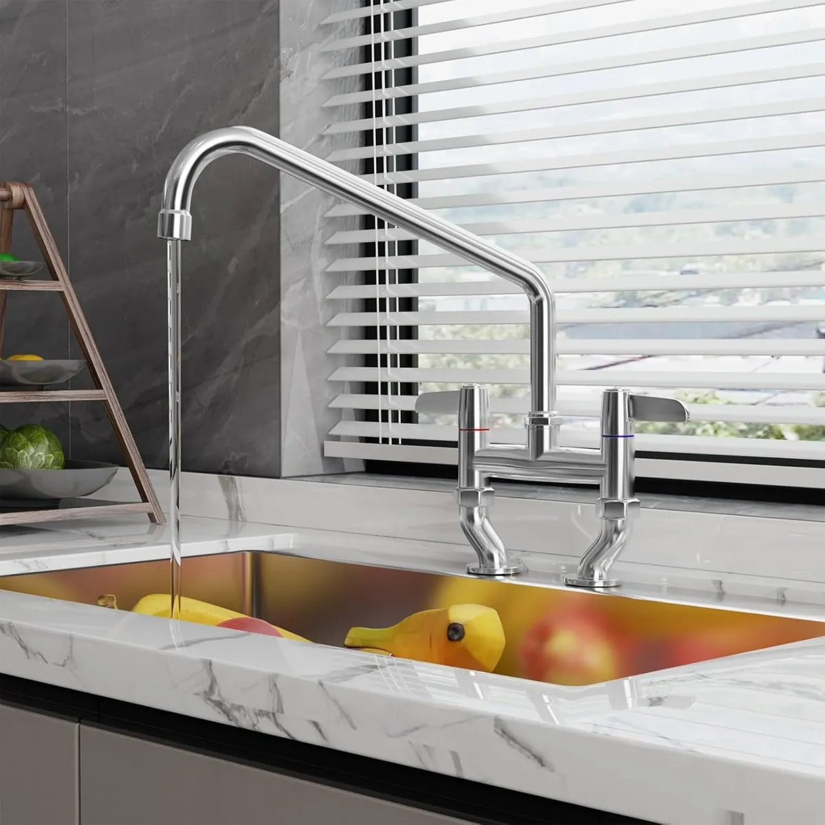 Commercial Tap Deck Mount 4-8 Inch Adjustment - Image 2