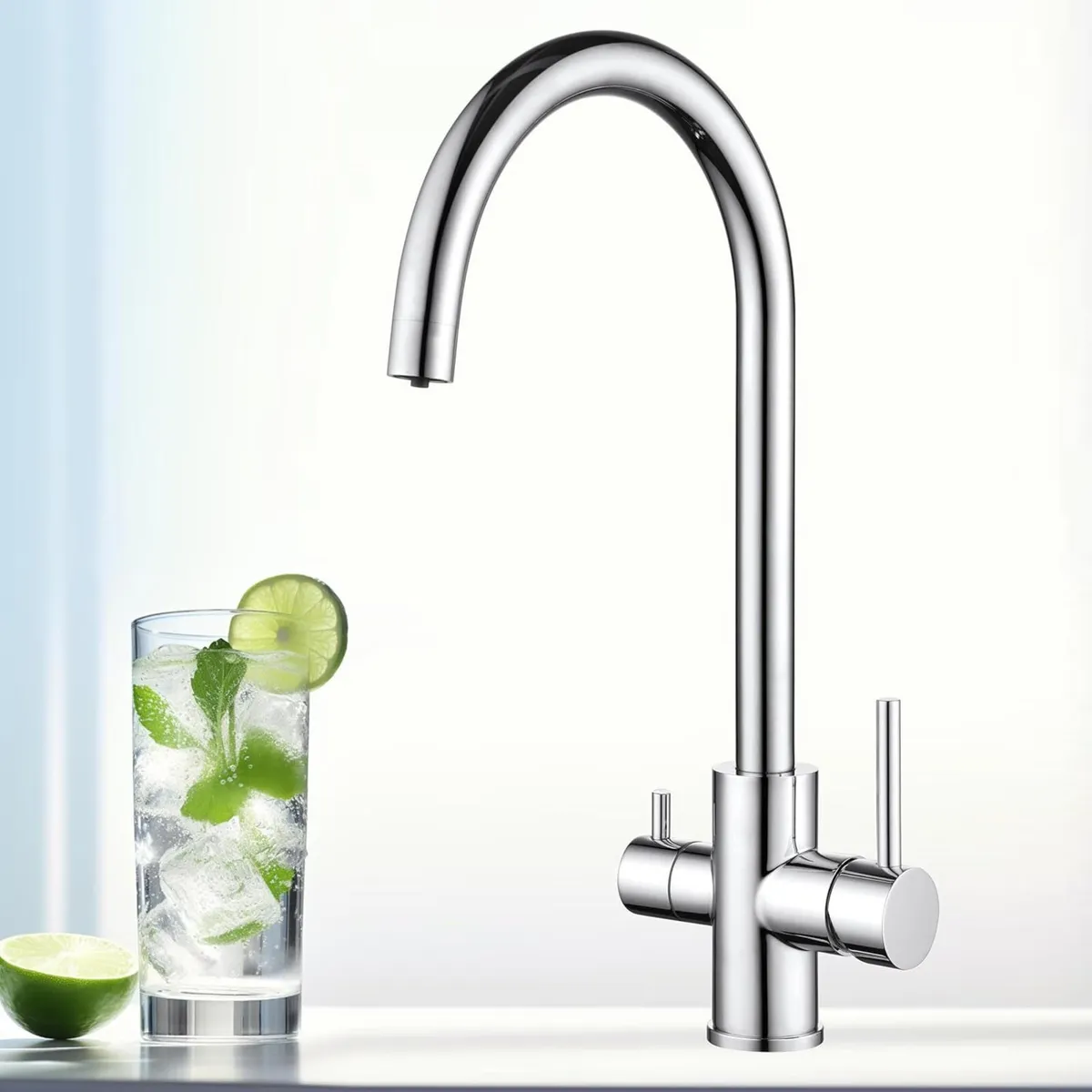 3 in 1 Kitchen Tap with Drinking Filtered Water - Image 1