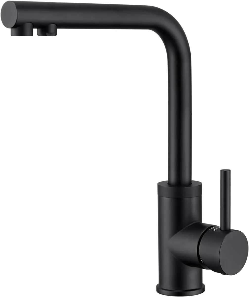 3 Way Kitchen Tap 360 degrees Swivel Sink Mixer - Image 1