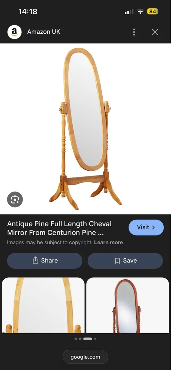 Full length free standing mirror - Image 2
