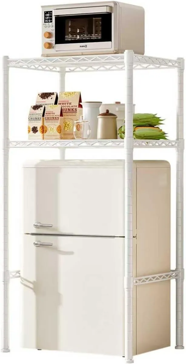 Mini Fridge Shelf Height Adjustable Storage Rack - Image 1