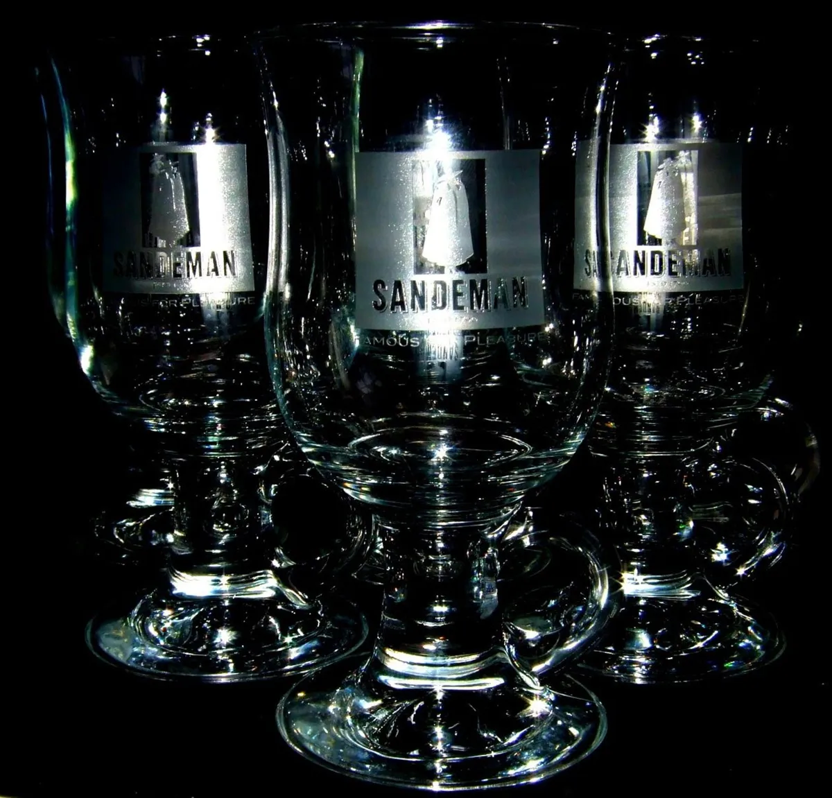 6 Sandeman Glass Mugs - Image 4