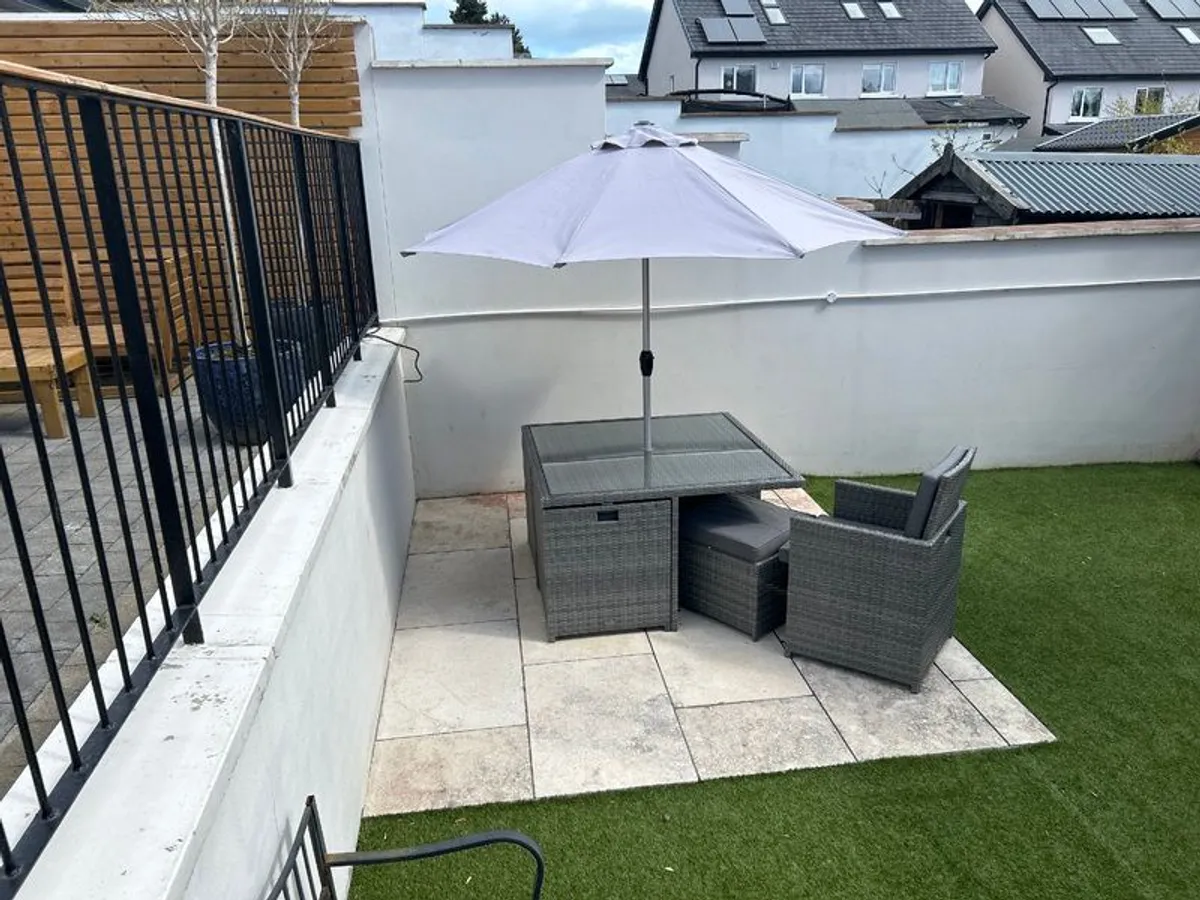 Rathwood Rattan Cube Garden Set - Image 1