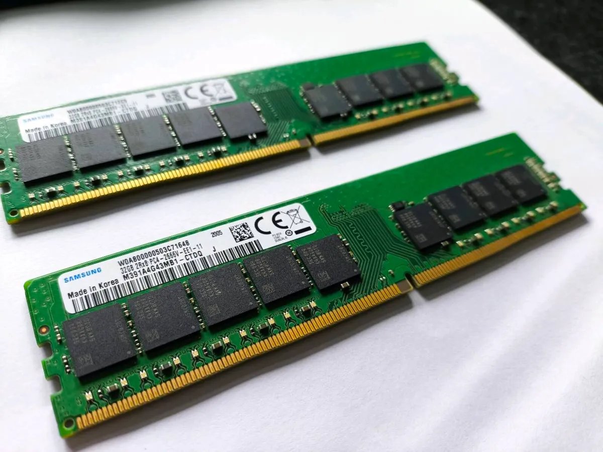 64GB Samsung DDR4 ECC UNBUFFERED memory 2*32GB - Image 2