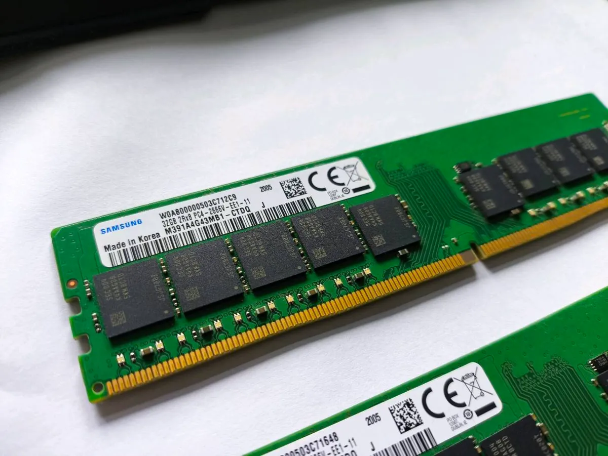 64GB Samsung DDR4 ECC UNBUFFERED memory 2*32GB - Image 3