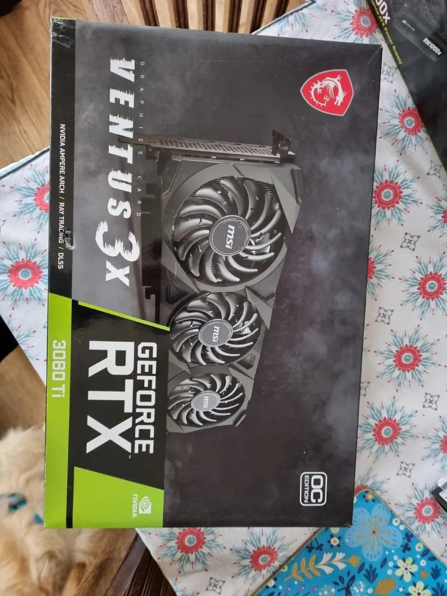 MSI RTX 3080 Ti Ventus 3X 12GB OC – Box Included - Image 1