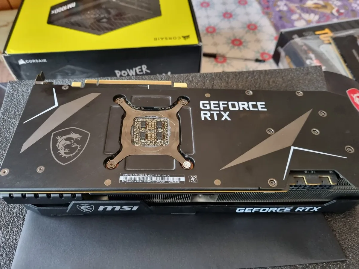 MSI RTX 3080 Ti Ventus 3X 12GB OC – Box Included - Image 4