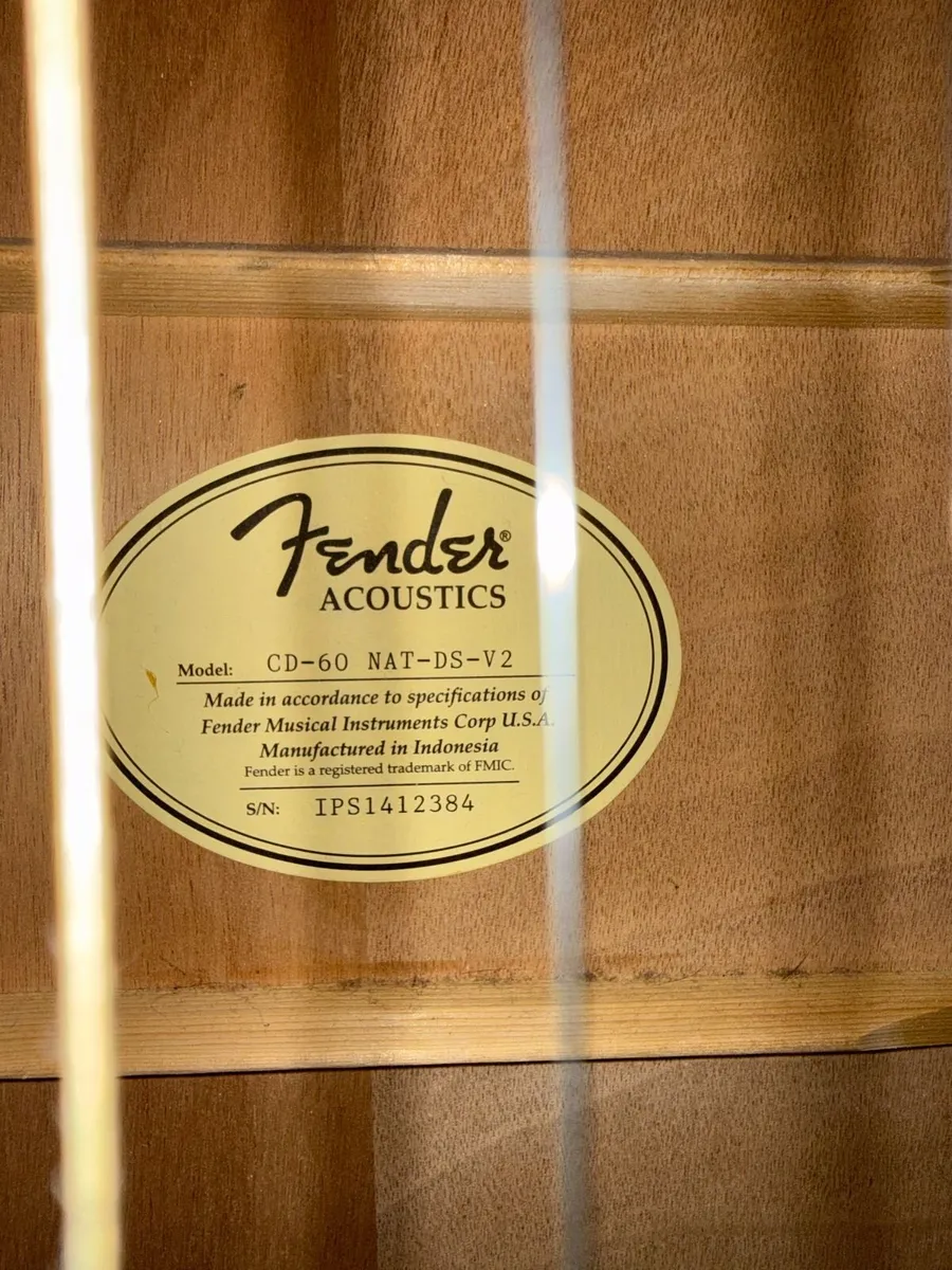 Fender CD-60 NAT-DS-V2 - Image 4
