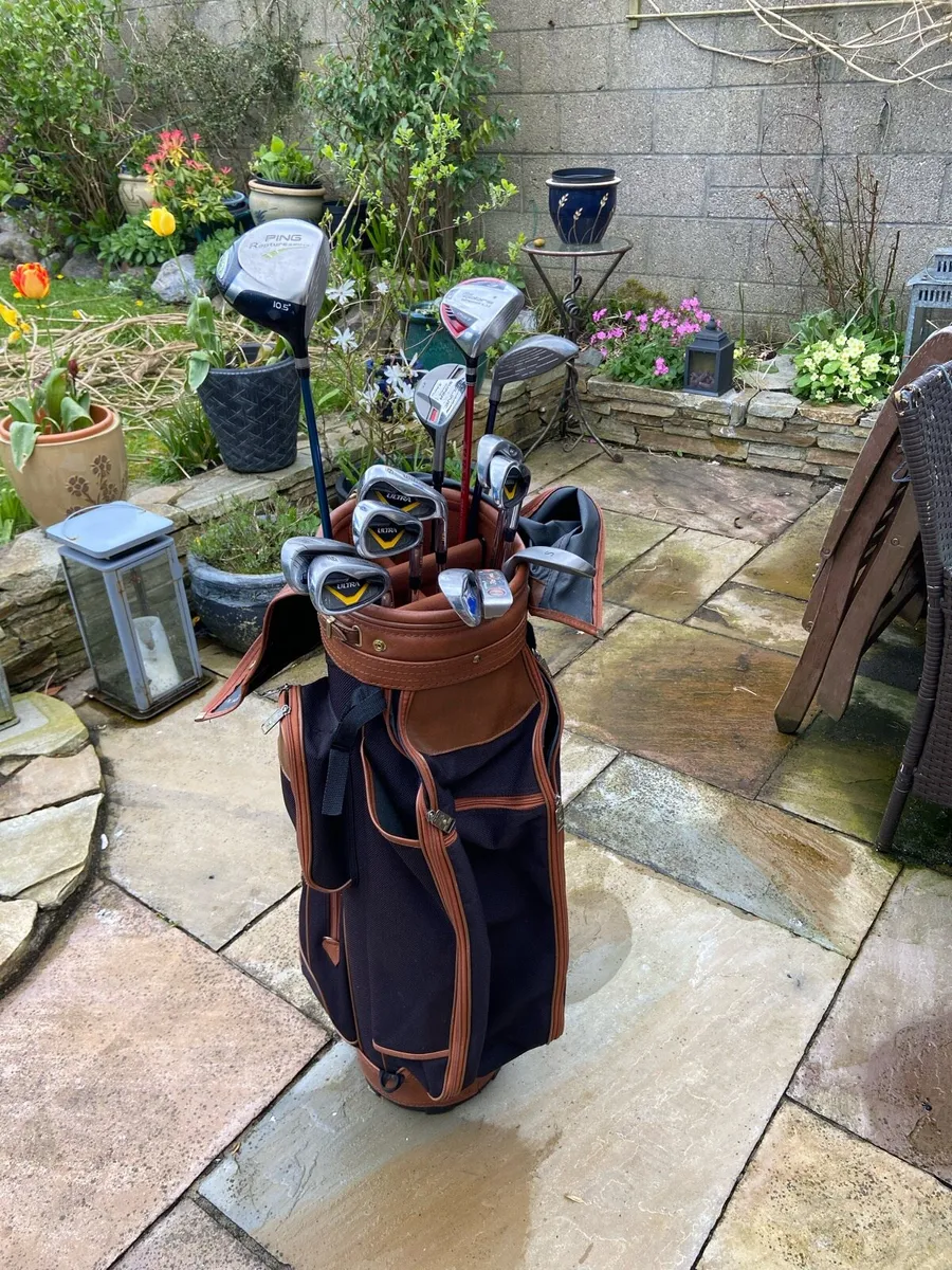 Golf. Clubs. &. Bag.   Mixed. Set - Image 1