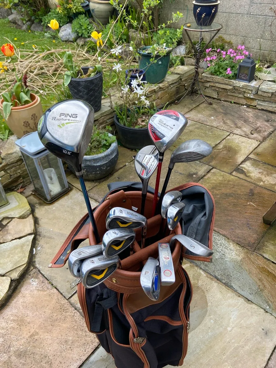 Golf. Clubs. &. Bag.   Mixed. Set - Image 2