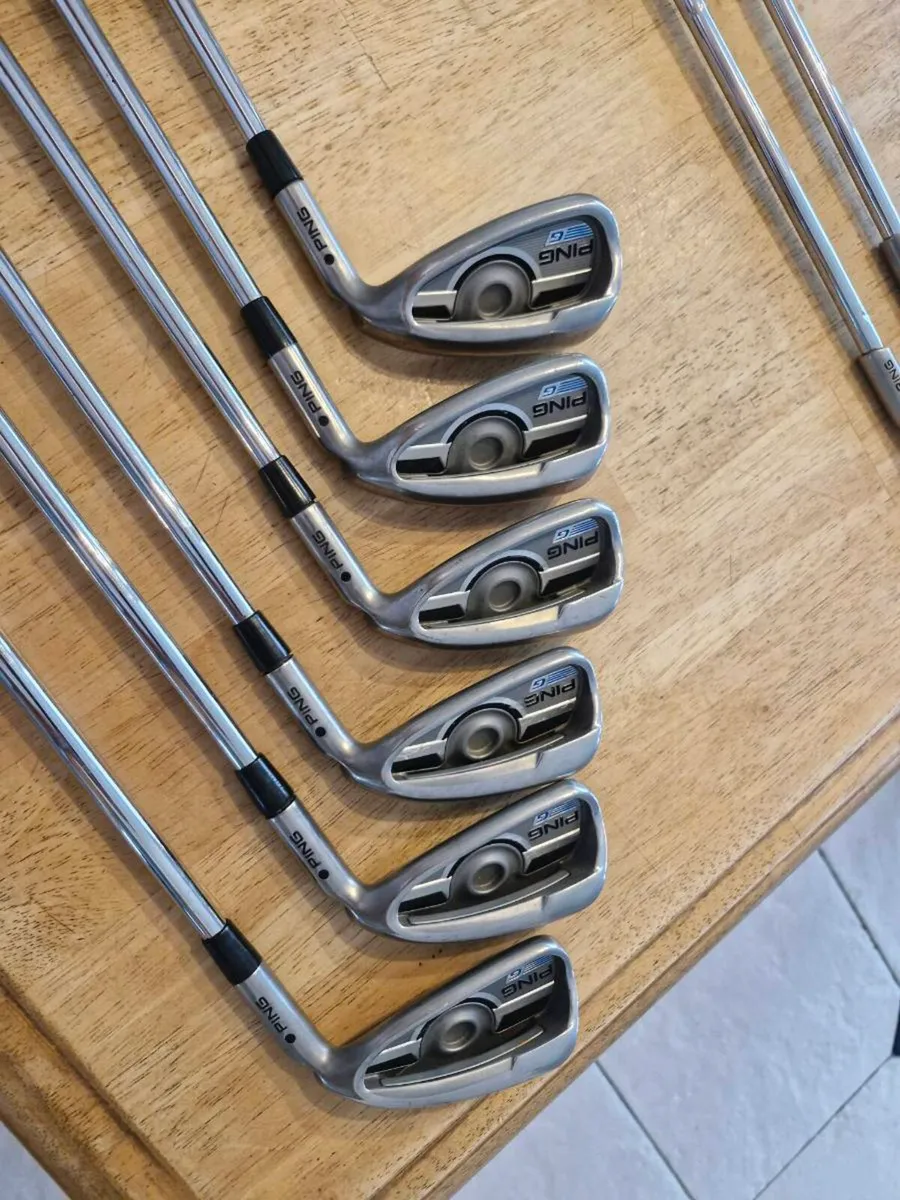 Ping black dot good condition irons - Image 1