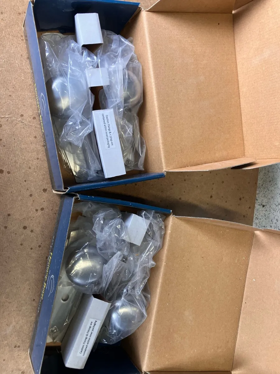 Art Deco internal door knobs. Heritage Brass - Image 2