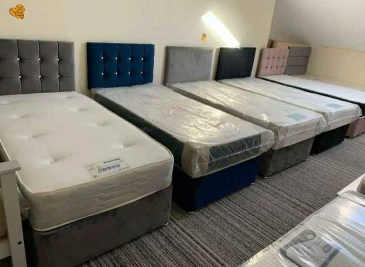 Brand new beds with mattress - Image 1