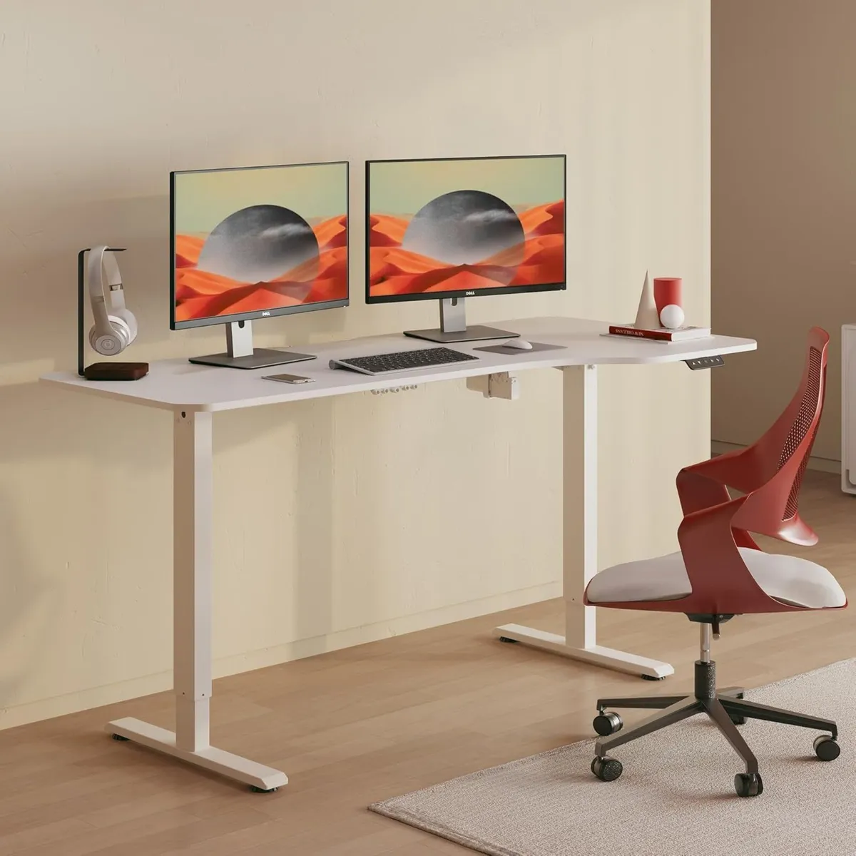 160x75CM Electric Standing Desk Height Adjustable - Image 2