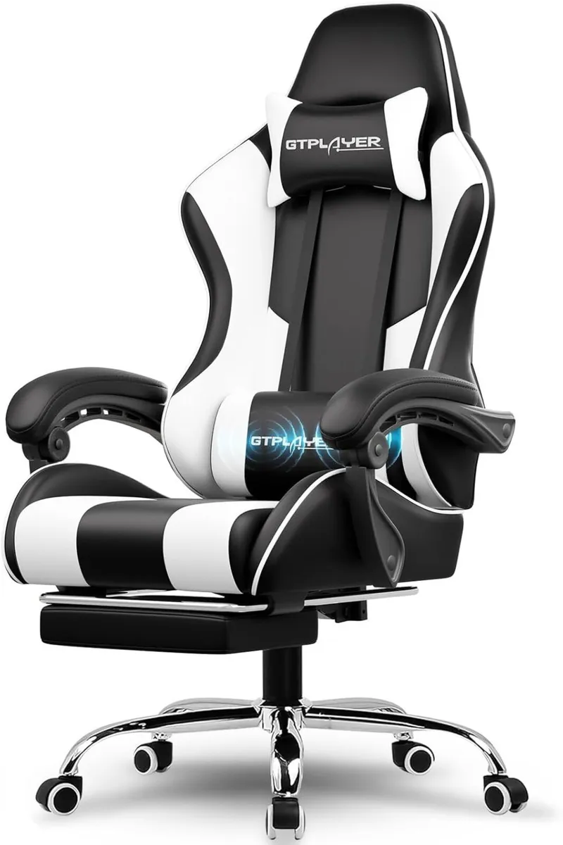 Gaming Chair Massage Computer Chairs with - Image 4