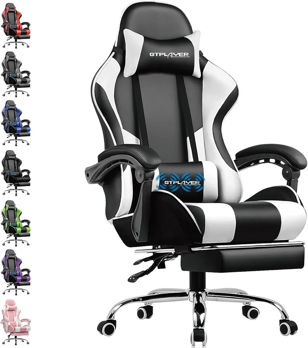 Gaming Chair Massage Computer Chairs with - Image 1