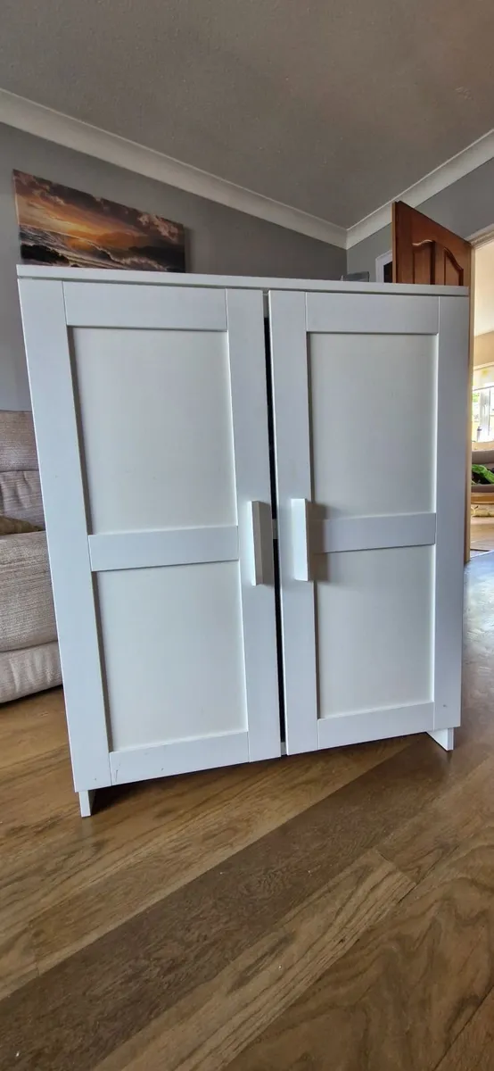 White Storage cabinet - Image 2