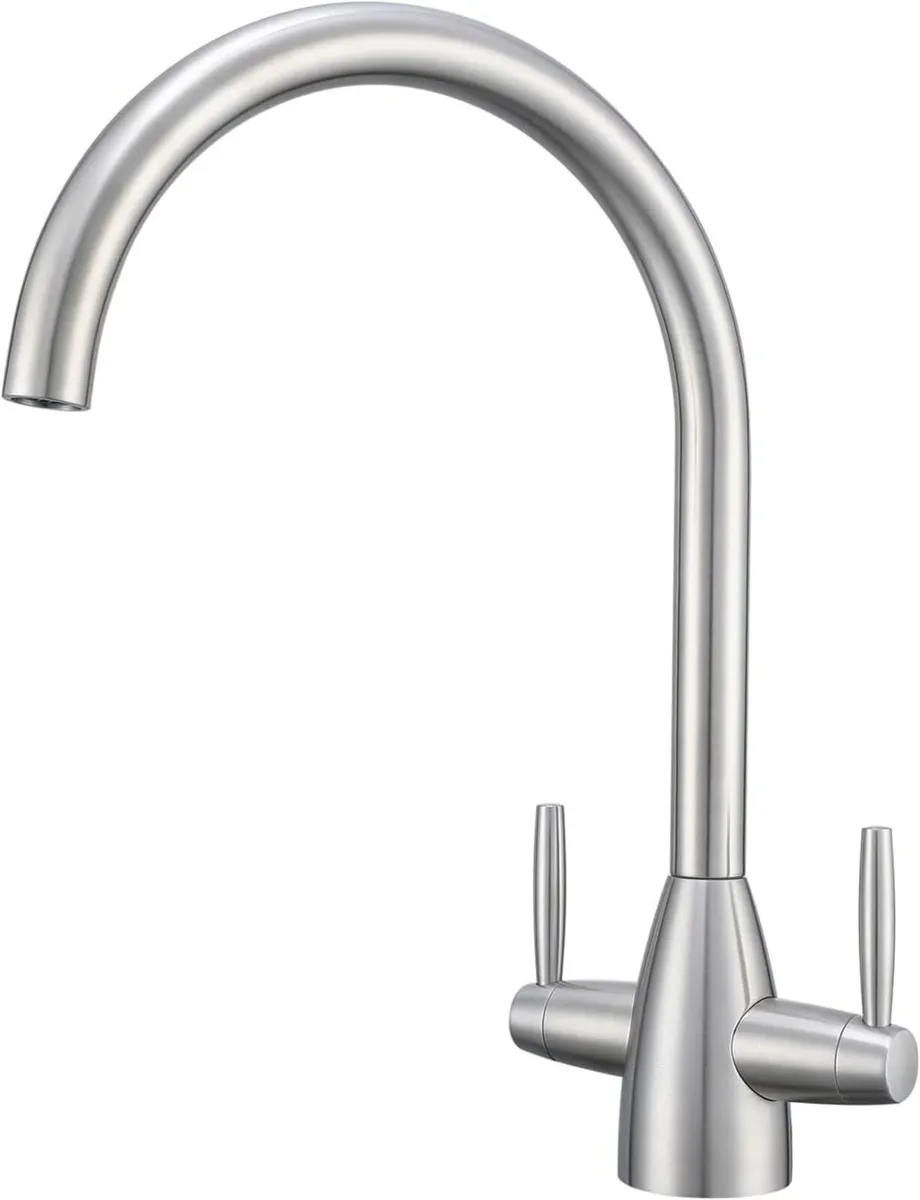 Kitchen Tap Stainless Steel Sink Mixer Taps - Image 1