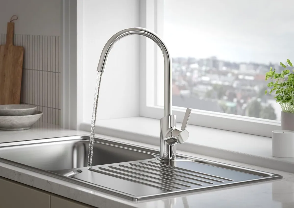 Maple Kitchen Tap - Swivel spout eco Start Single - Image 2