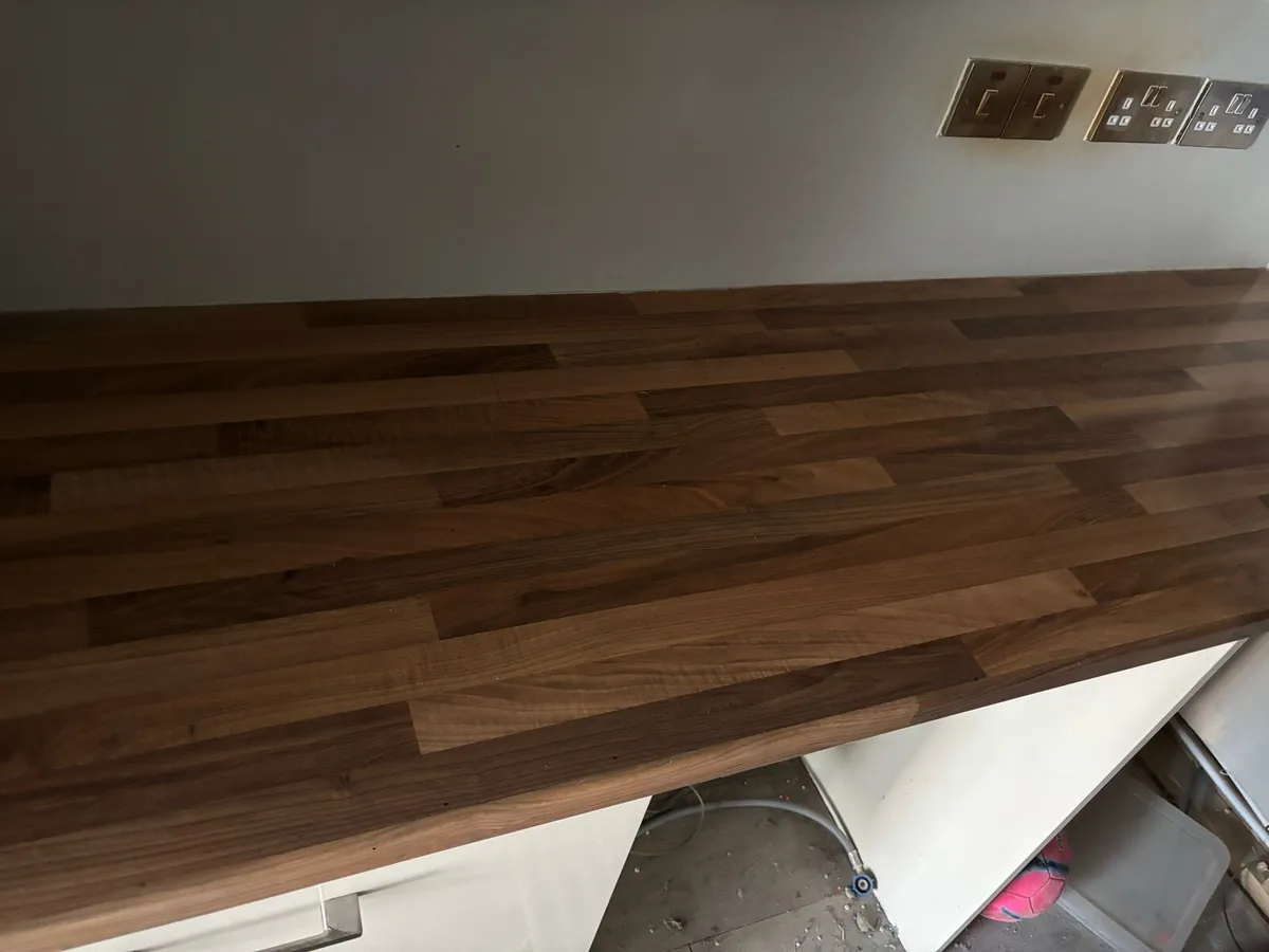 Utility Room Cabinets and Wooden Worktop - Image 3