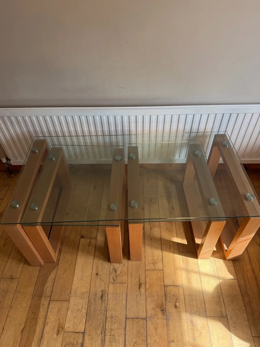 Coffee and two side tables - Image 1