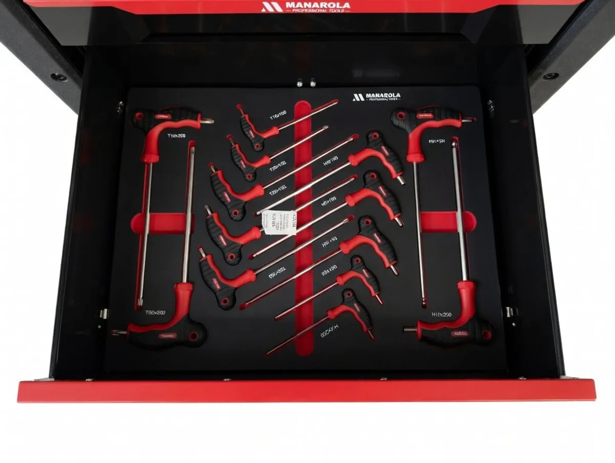 7 Drawer Tool Box With Tools - Image 4