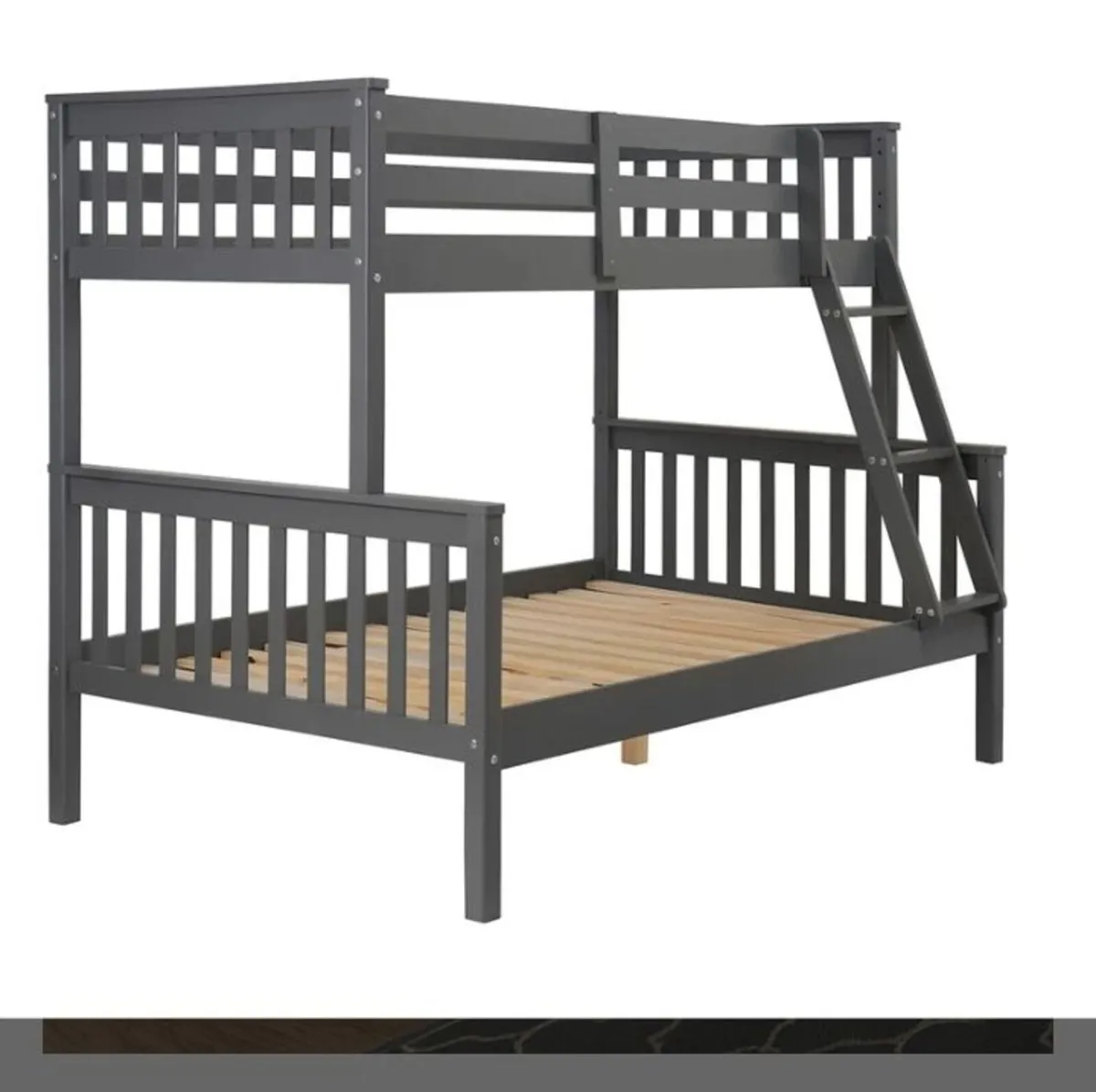 Tess Triple Bunk Bed Grey - Image 2