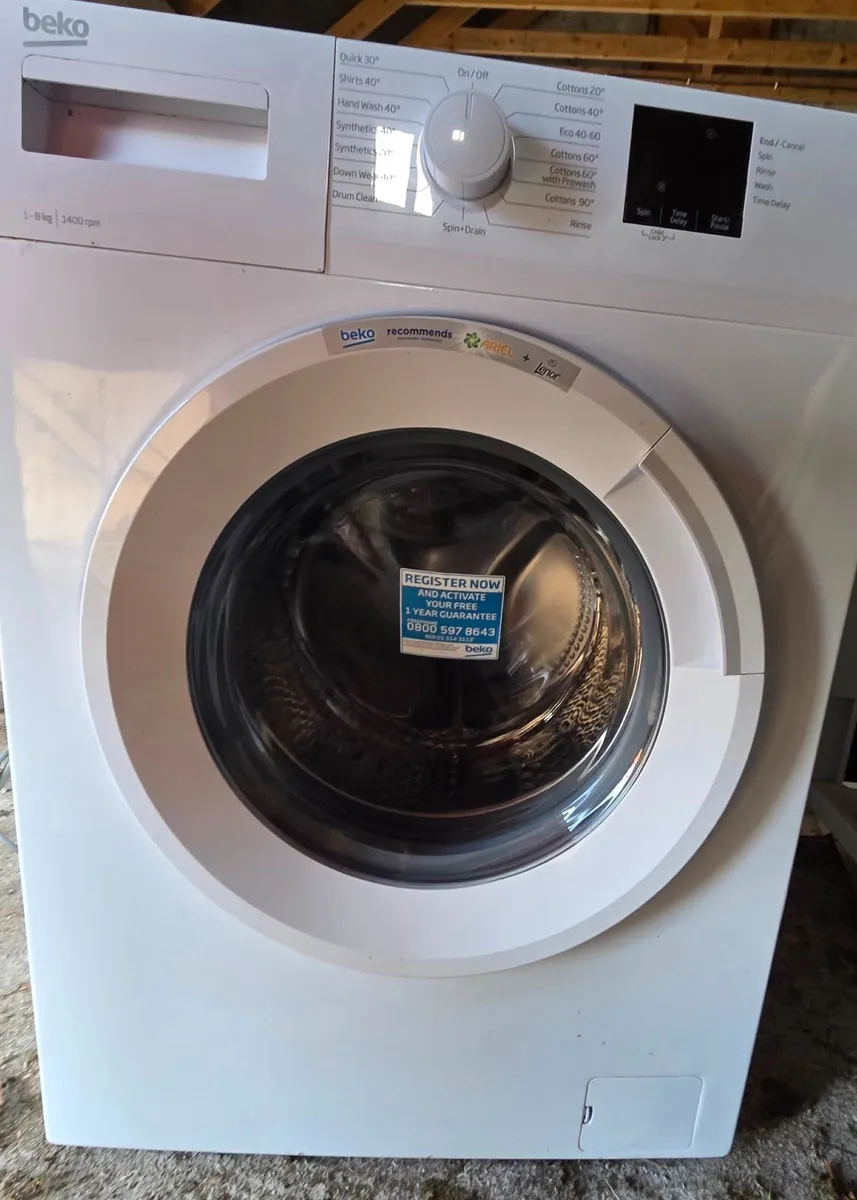 Beko 8kg washing machine - Image 1