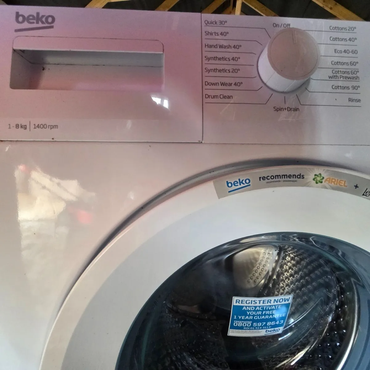 Beko 8kg washing machine - Image 2