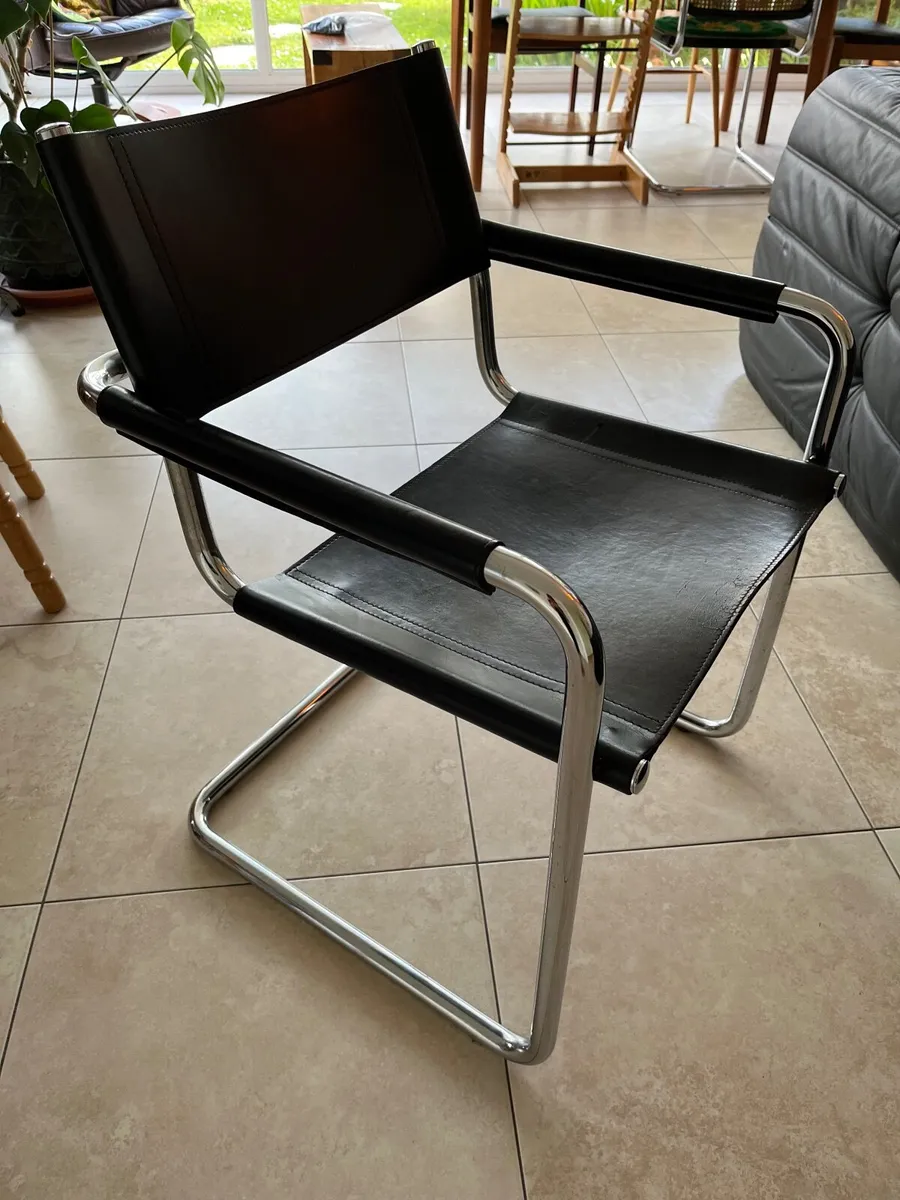 Bauhaus Chrome Cantilever Chair Thonet style - Image 1