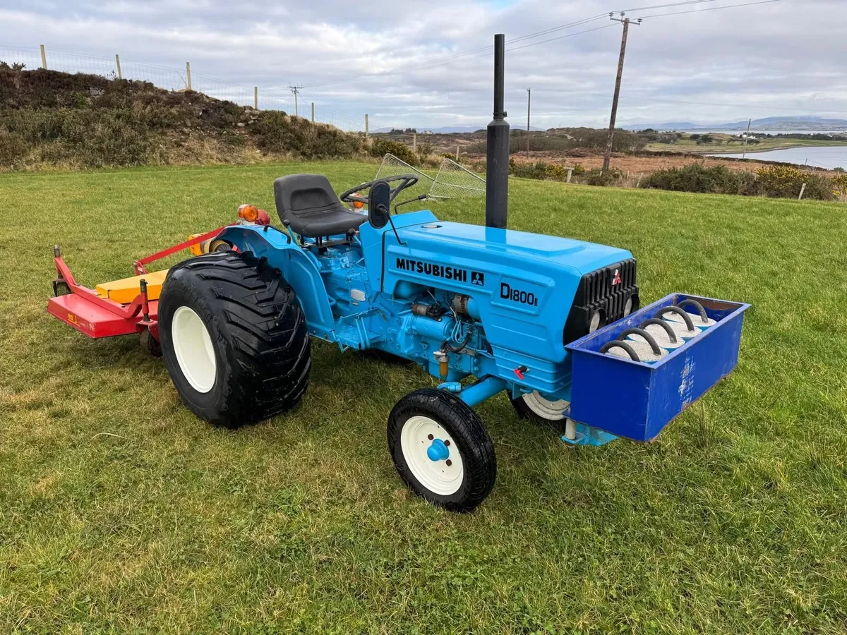 Compact Tractor, Trailer & Finishing Mower - Image 1