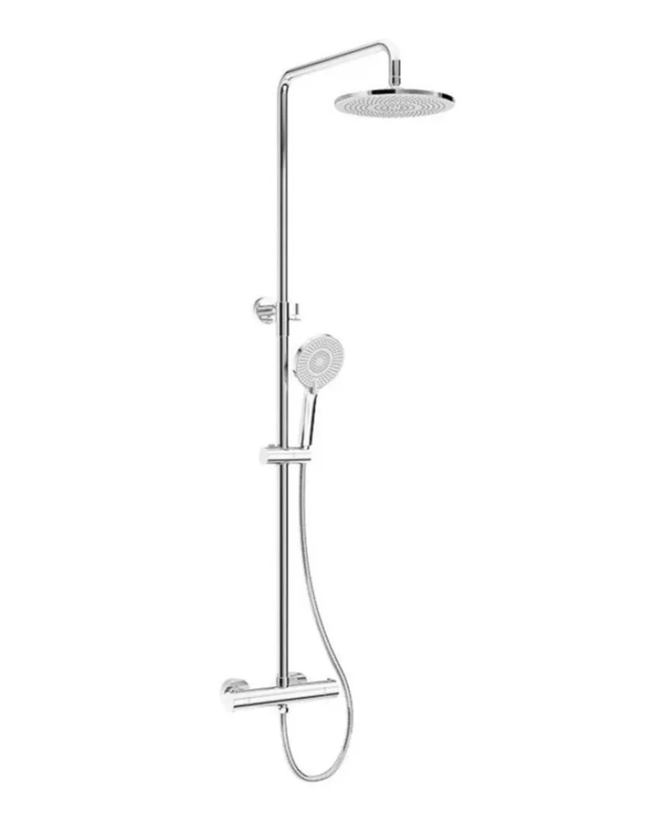 80cm x 80cm Shower Kit (Tray, Door, Shower Head) - Image 3