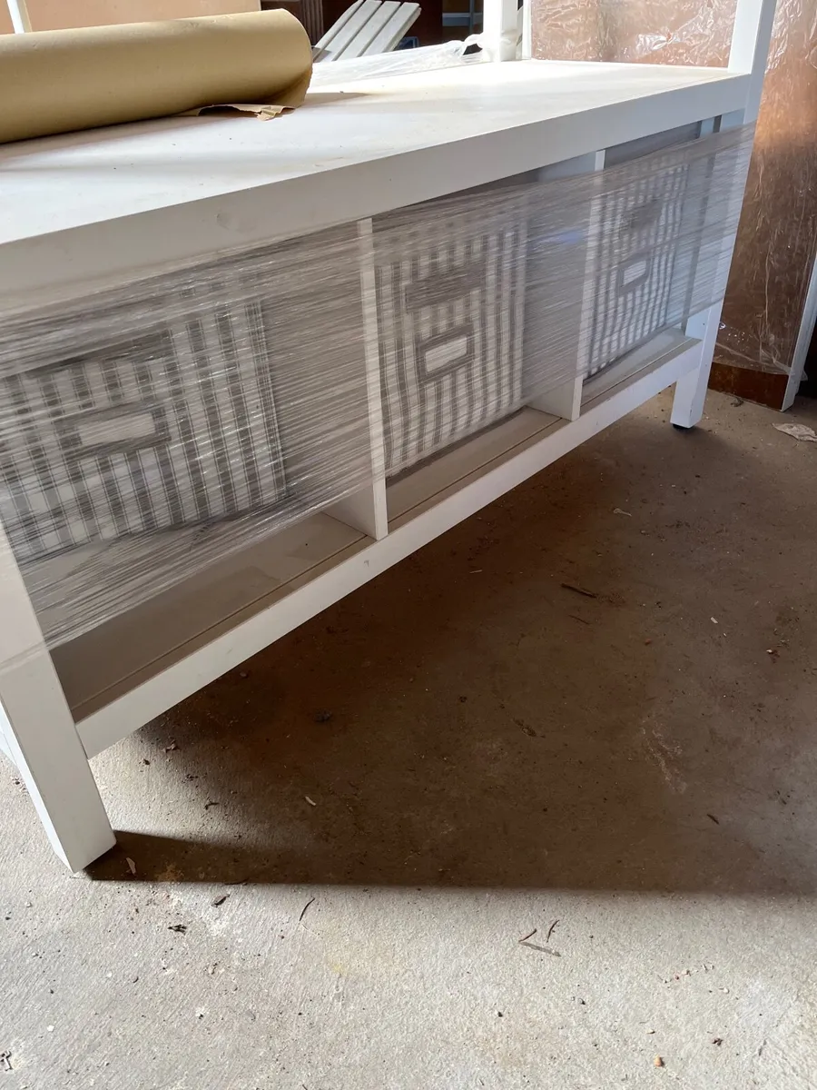 IKEA coat hanger closet with boxes - Image 2