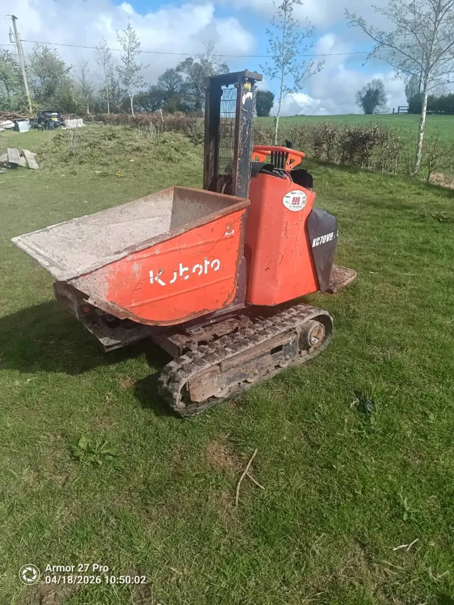 Kubota Hi tip tracked dumper - Image 1