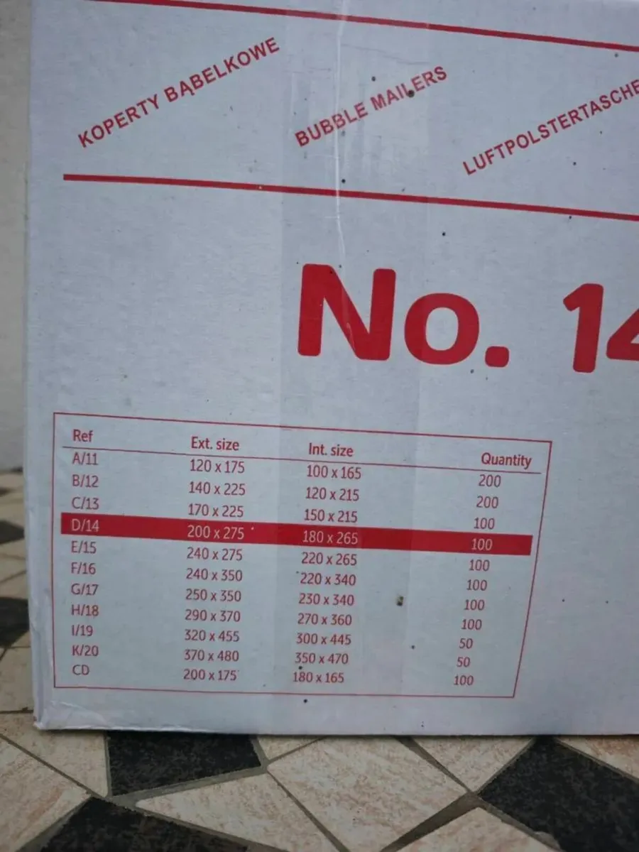 New 100 Padded envelopes No.14/D Airmax Premium - Image 2