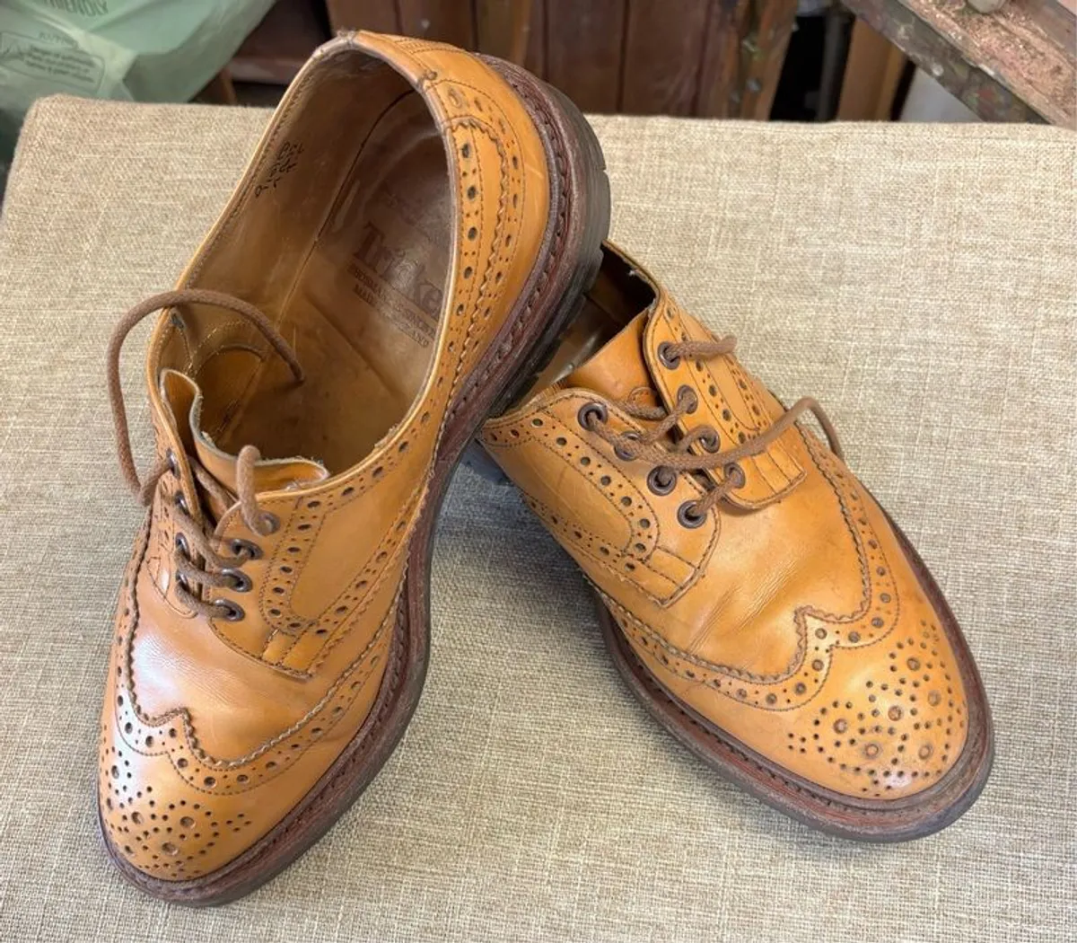Trickers Bourton Acorn 9/10 men's shoes - Image 1