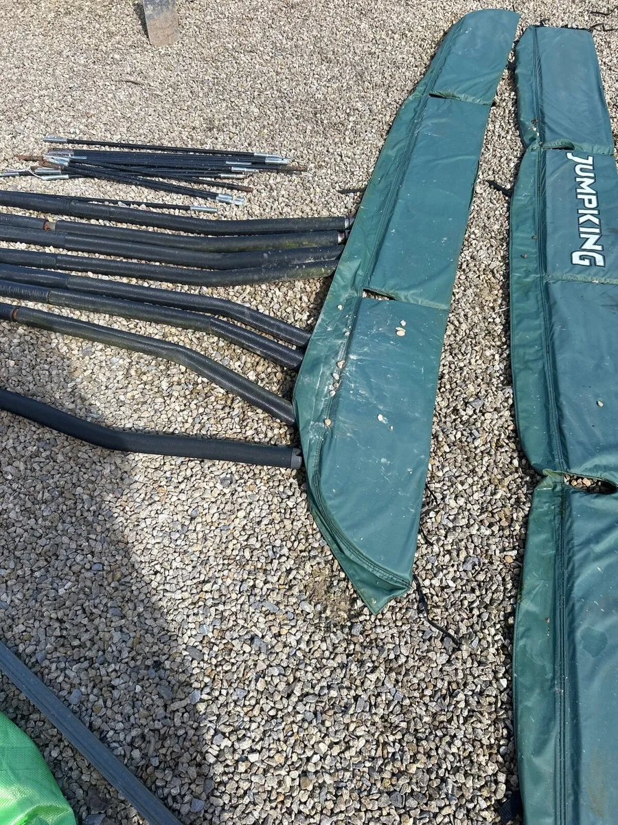 Dismantled Trampoline - 10ft by 14ft rectangular - Image 4